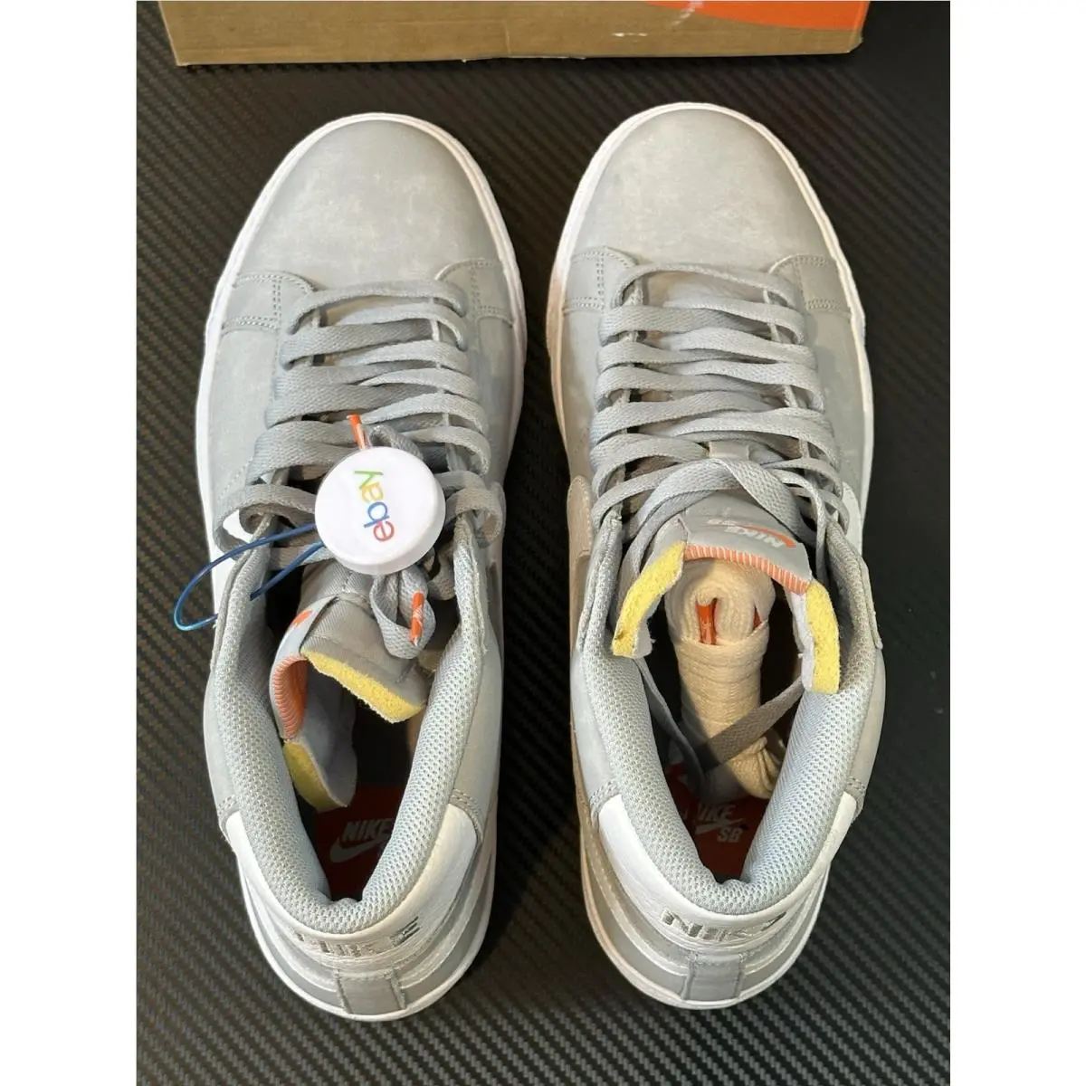 Nike shoes - Nike SB Zoom Blazer Mid ISO - DV5467-001 - Wolf Grey / White - Wolf Grey (UPC: 196154141048) 6