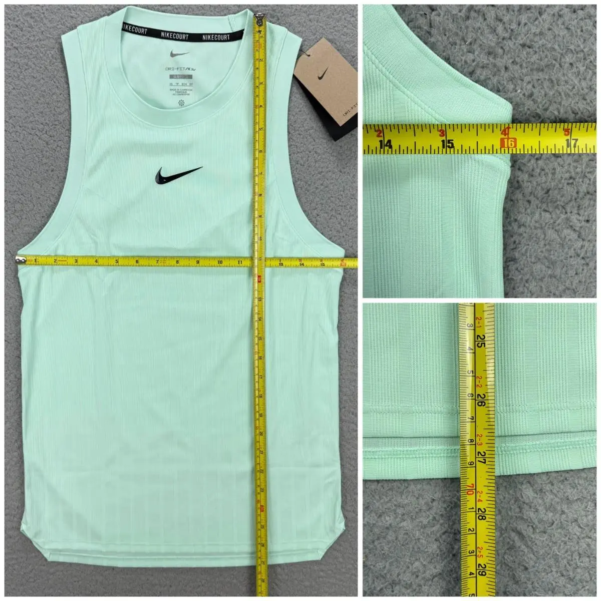 Nike clothing - T-Shirt Shirt Dri Fit Dri-Fit ADV HM6724 353 HM6724353 NikeCourt - Green (UPC: 198486117265) 7
