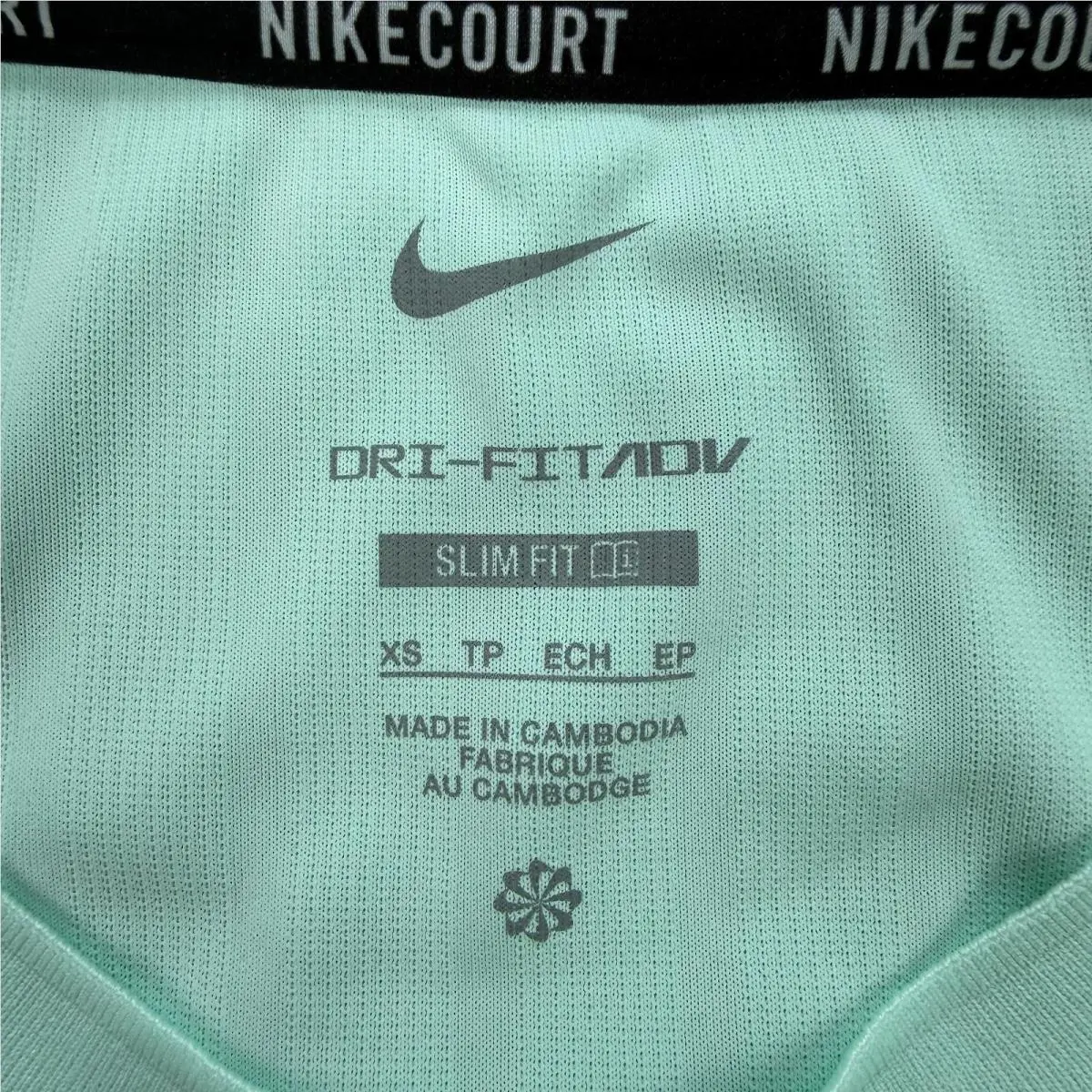 Nike clothing - T-Shirt Shirt Dri Fit Dri-Fit ADV HM6724 353 HM6724353 NikeCourt - Green (UPC: 198486117265) 2