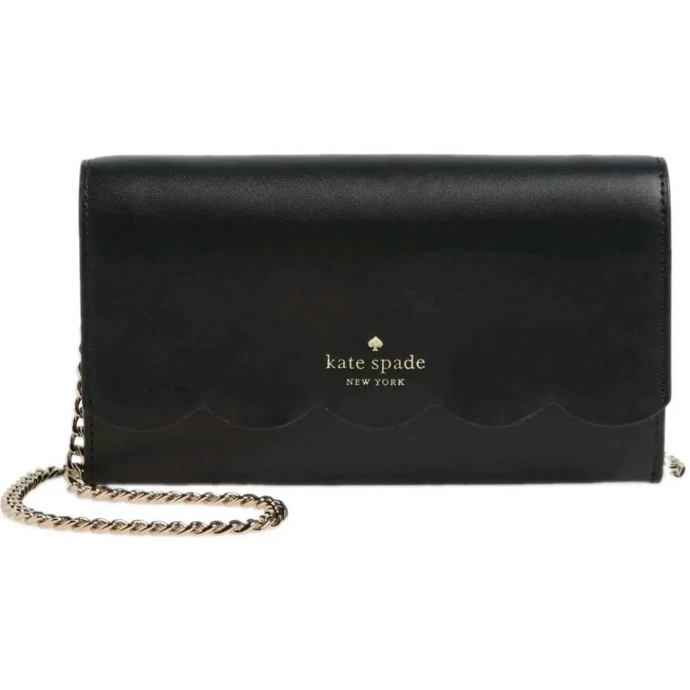 Kate Spade New Yorkblackgemma Wallet On A Chain Shoulder Bag