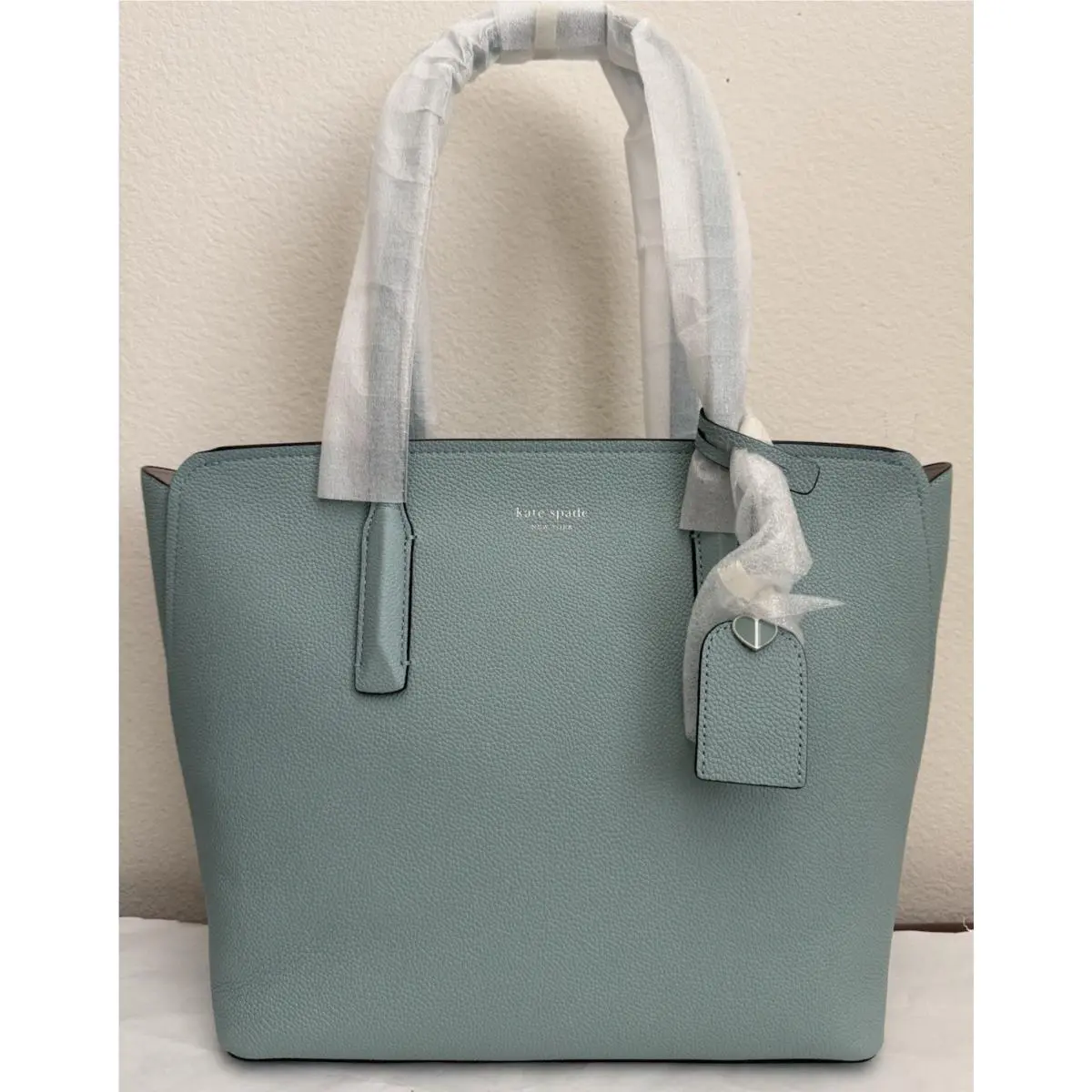 Kate Spade Margaux Medium Tote Zip Top Leather Bag PXRUA229 Hazy