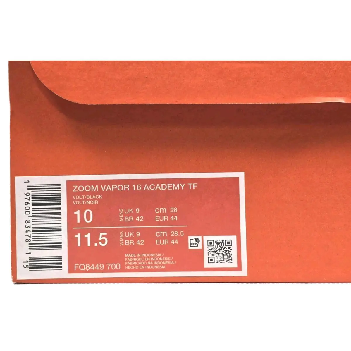 Nike shoes - Nike Zoom Vapor 16 Academy TF - FQ8449-700 - Green (UPC: 197600834781) 11