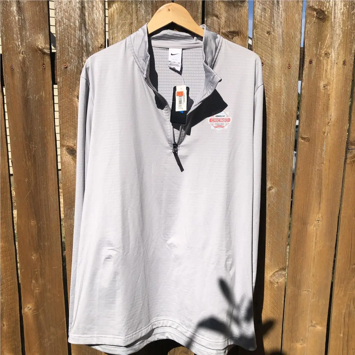 Nike clothing - Nike Dri-FIT 1/4 Zip - Zip - Gray (UPC: 0754057206136) 12