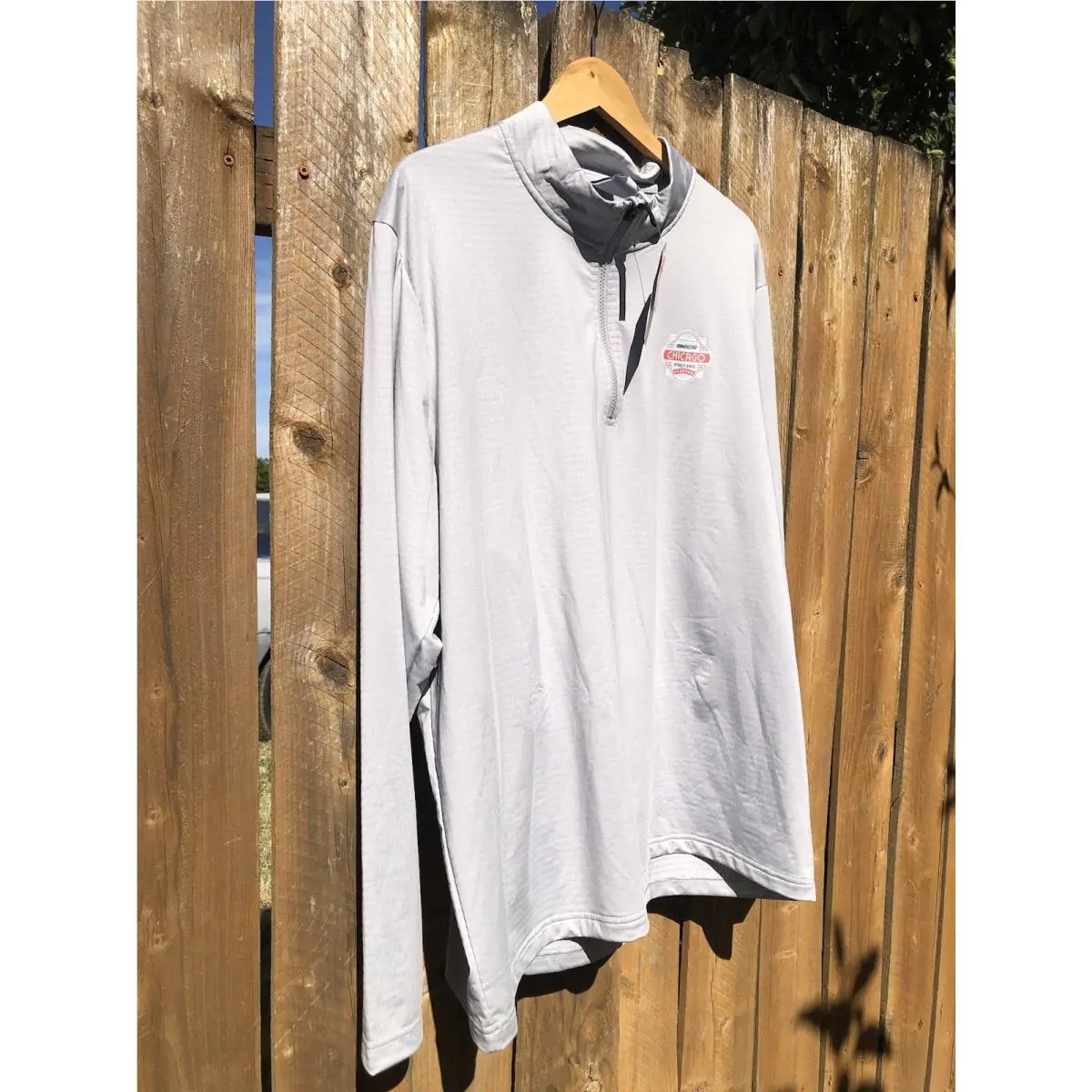 Nike clothing - Nike Dri-FIT 1/4 Zip - Zip - Gray (UPC: 0754057206136) 0