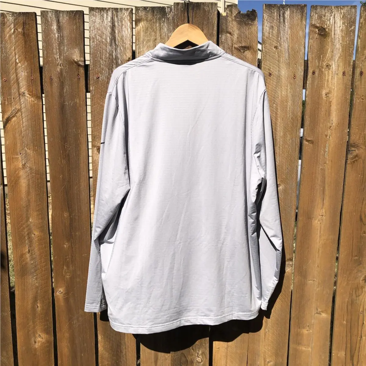 Nike clothing - Nike Dri-FIT 1/4 Zip - Zip - Gray (UPC: 0754057206136) 2