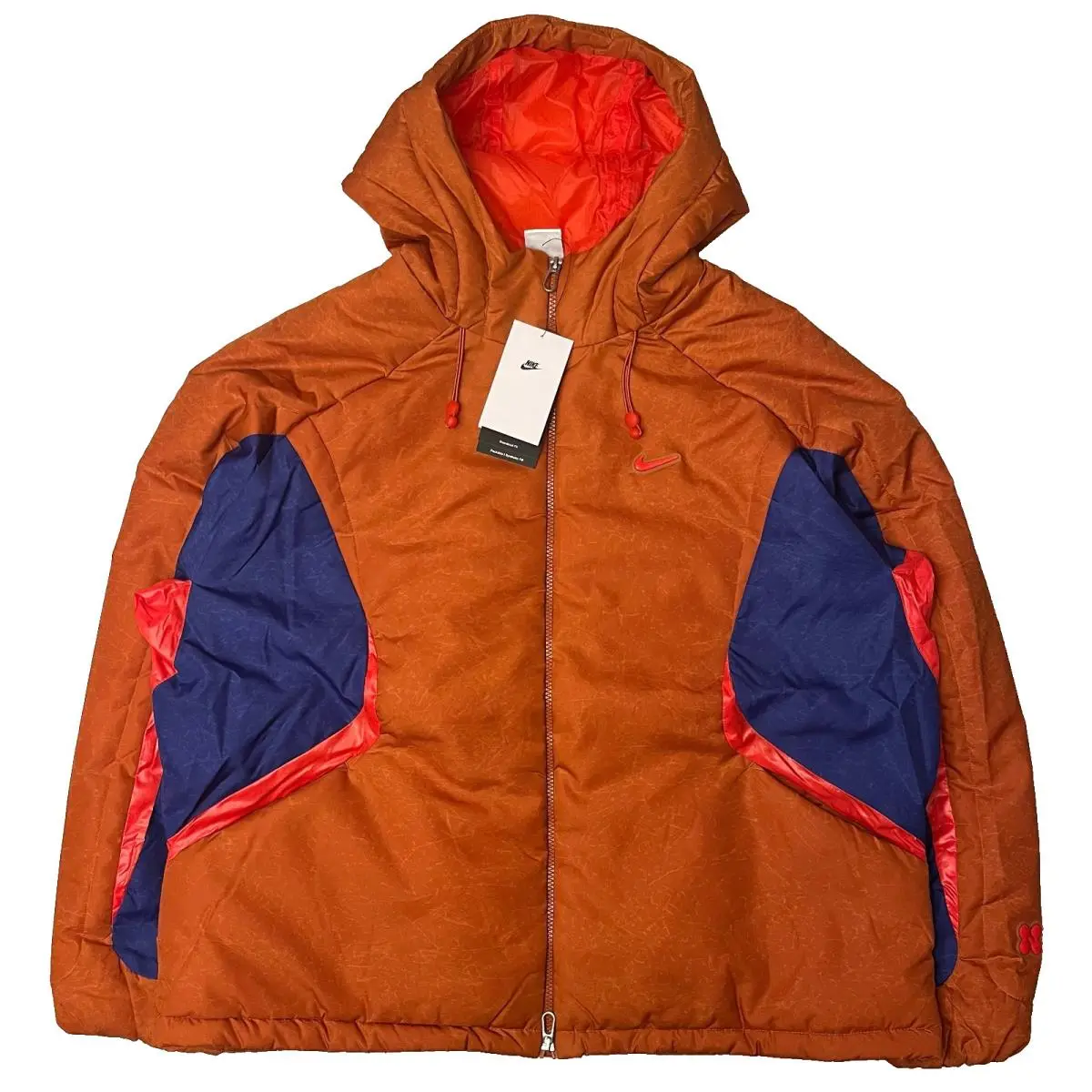 Nike Frog Insulated Oversized Jacket HJ6934-246 Dark Russet Men’s Medium M