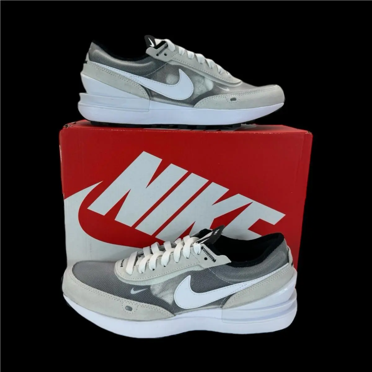 Waffle One Summit White` GS DC0481-100 White Grey Casual Youth Size 6 by Nike