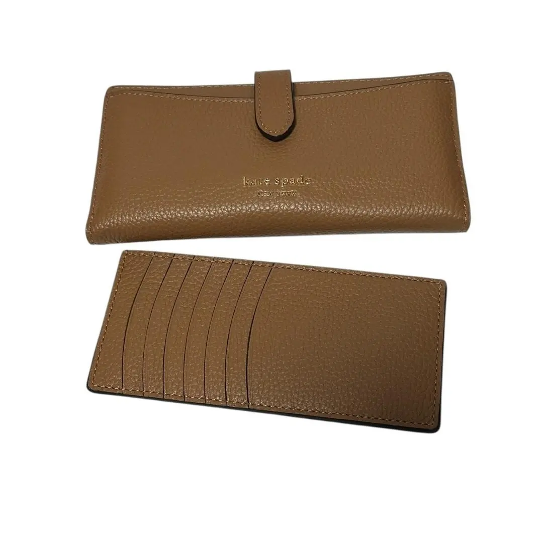 Kate Spade Hudson Bifold Pebbled Leather Wallet in Bungalow