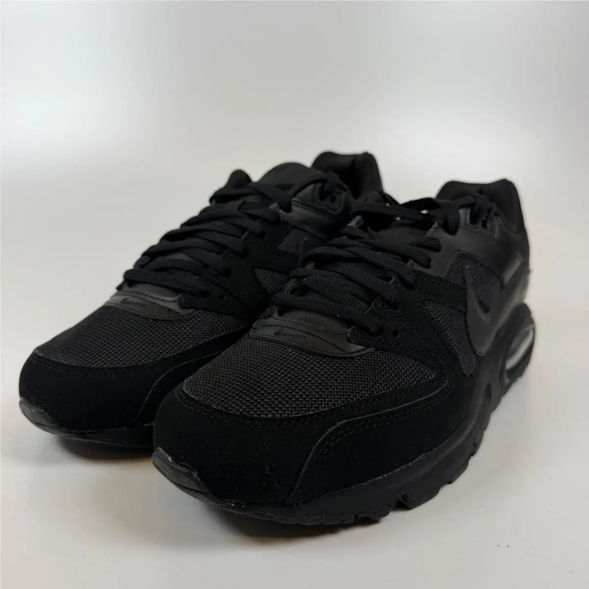 Nike Air Max Command Triple Black Sneakers 629993-020 Mens Size 11