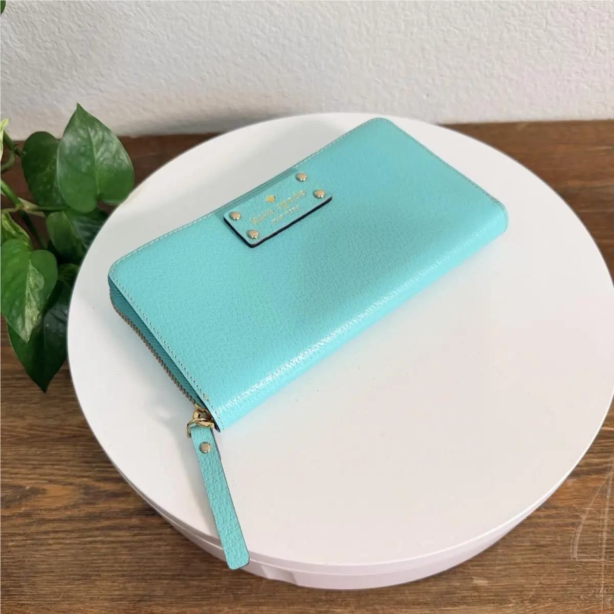 Kate Spade New York Neda Wellesley Zip Around Leather Wallet New