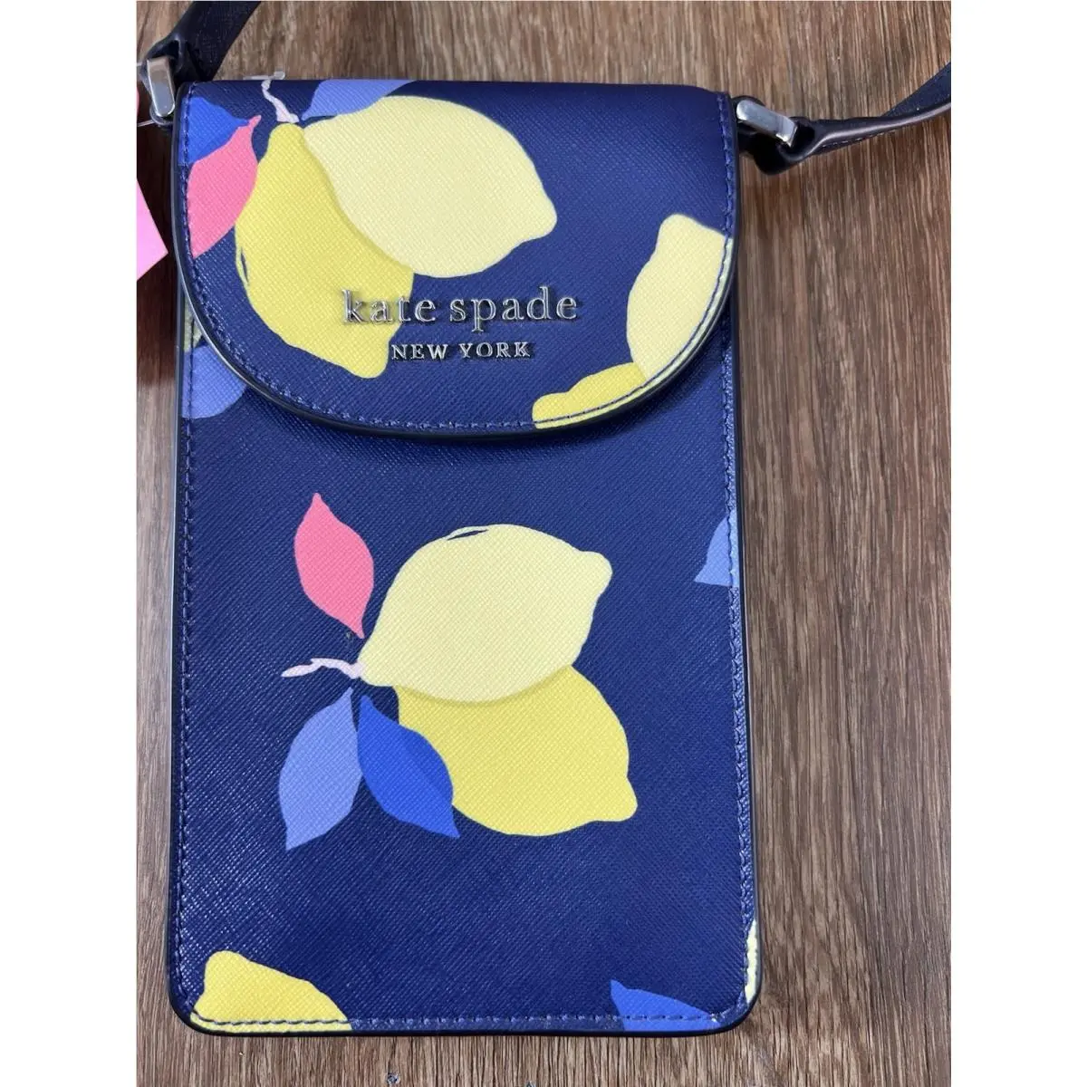 Kate Spade New York Cameron Lemon Zest Saffiano Phone Crossbody Bag
