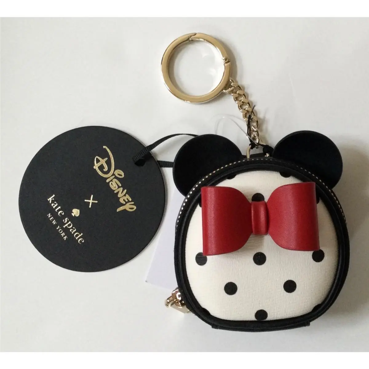 Disney X Kate Spade New York Minnie Mouse Coin Purse in White Multi