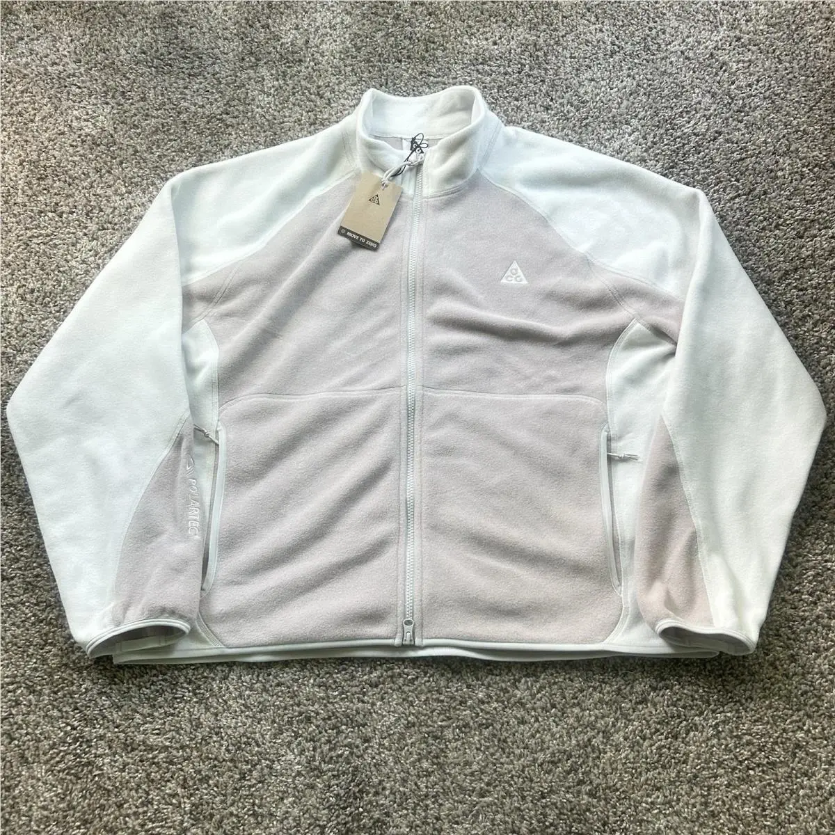 Nike Acg Wolf Tree Full-zip Jacket Gray Unisex Size XL IF0964-009