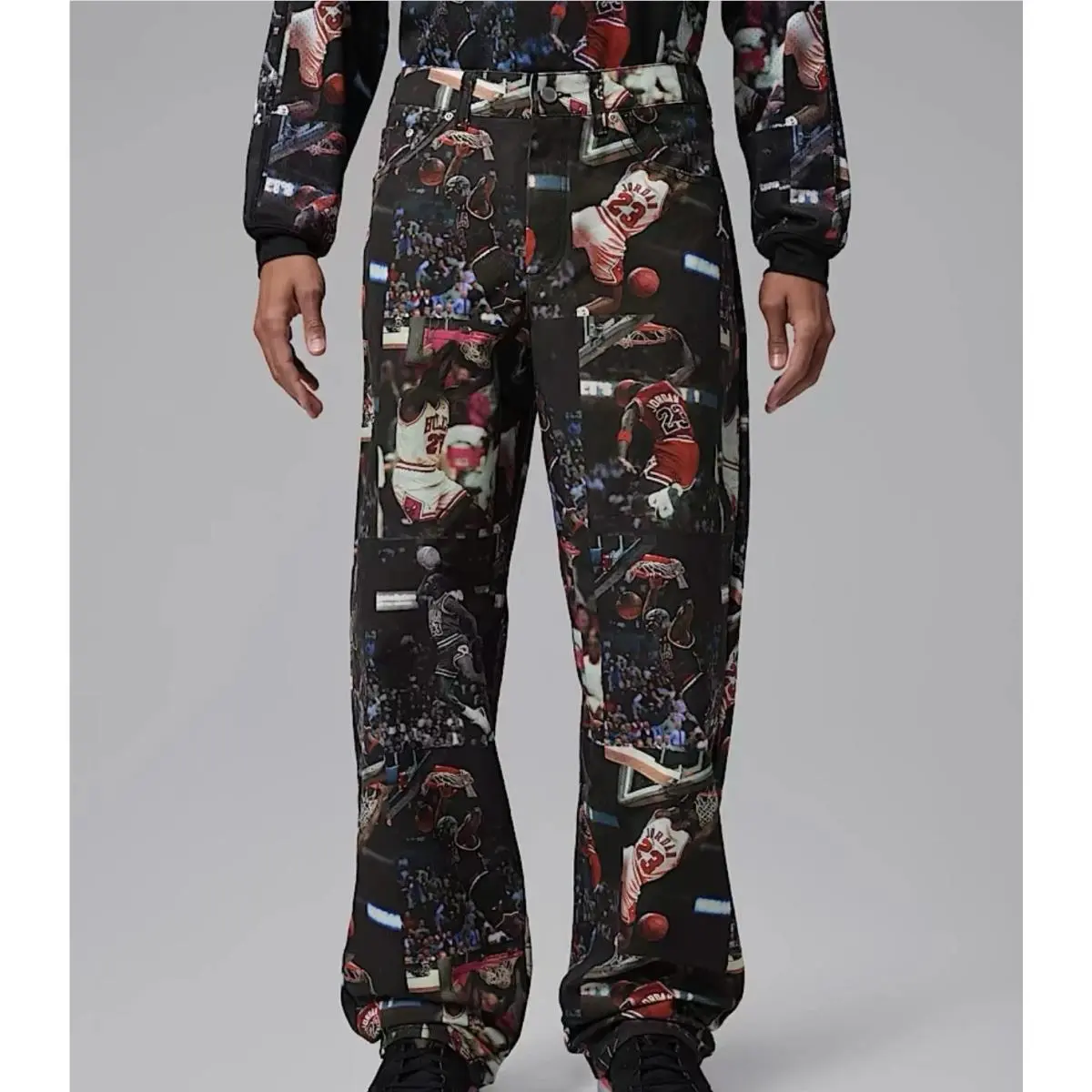Nike Air Jordan Woven Pants Size 32 - IQ5238-010 All-over-print