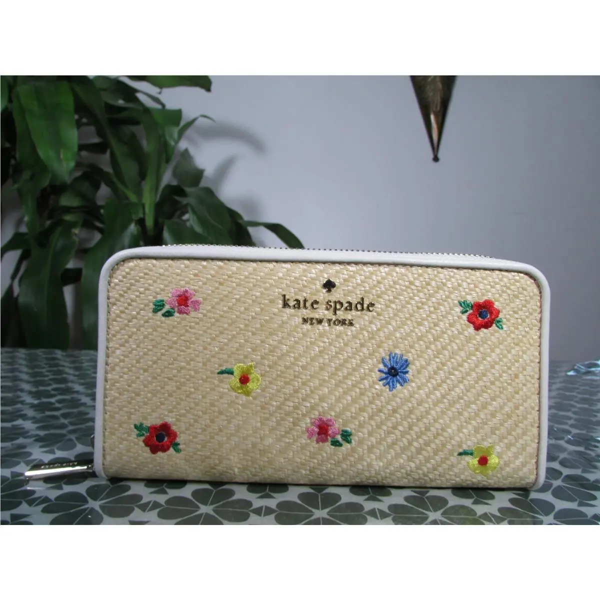 Kate Spade Staci Garden Bouquet Large Continental Wallet KB533 Multi