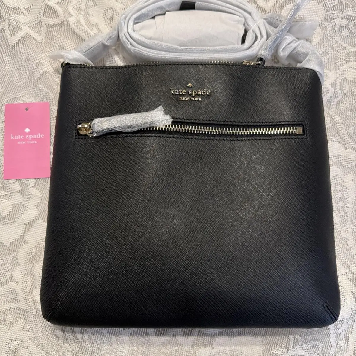 Kate Spade New York Laurel Way Rima Crossbody Bag in Black K6881 Classic