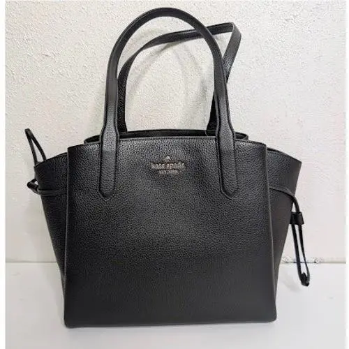 Kate Spade Black Large Dumpling Purse Satchel Crossbody Bag