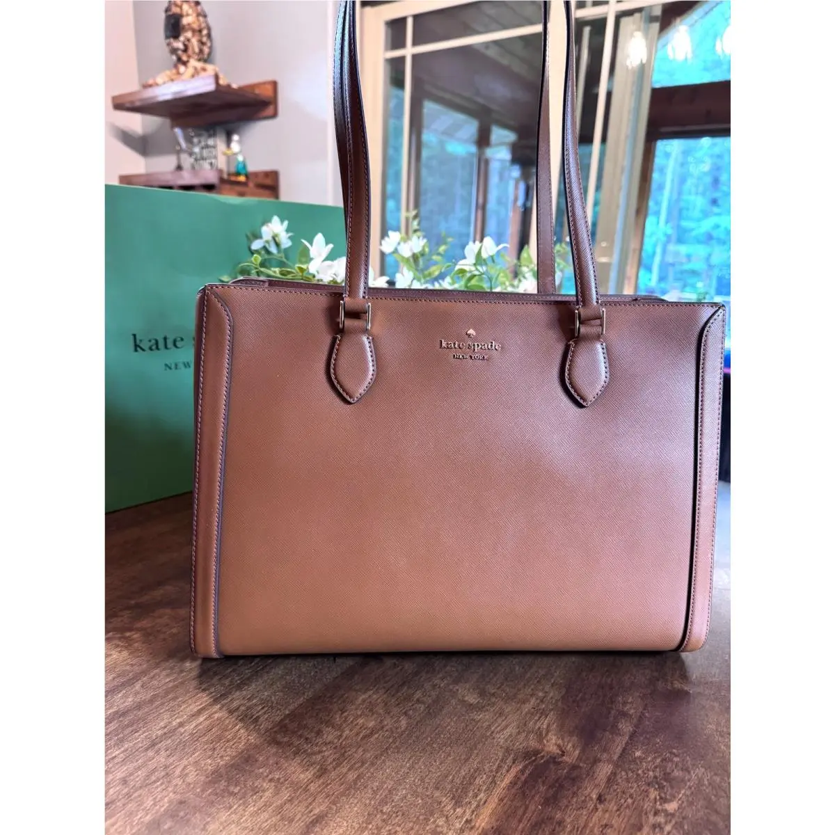 Madison Large Laptop Tote Shoulder Purse - Work School Cavern Clay by Kate Spade