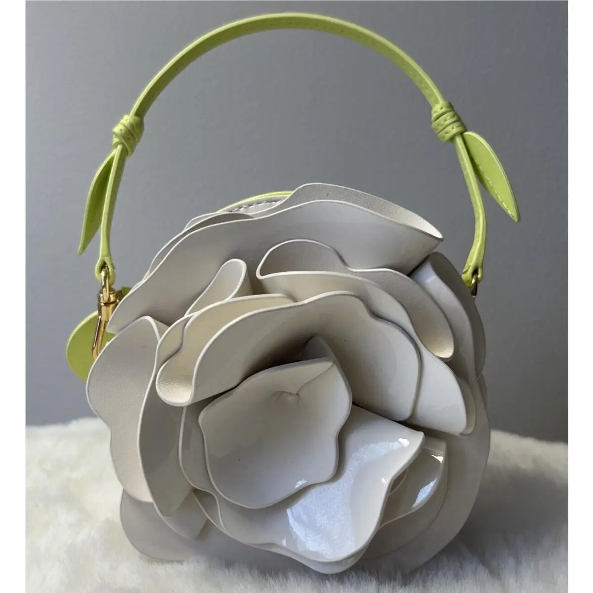 Kate Spade Floral 3D Wristlet Cream