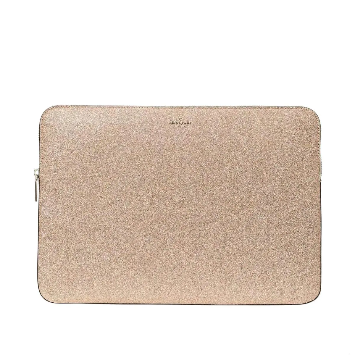 Kate Spade Universal Laptop Sleeve 15 Tinsel Glitter Rose Gold School Work
