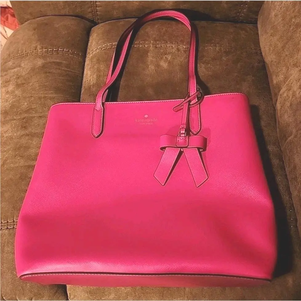 Kate Spade Jana Pink Ruby Leather Purse Retail /