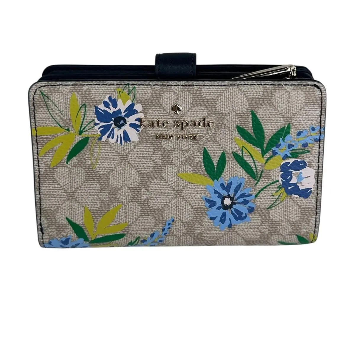 Kate Spade Spade Flower Floral Medium Bifold Wallet