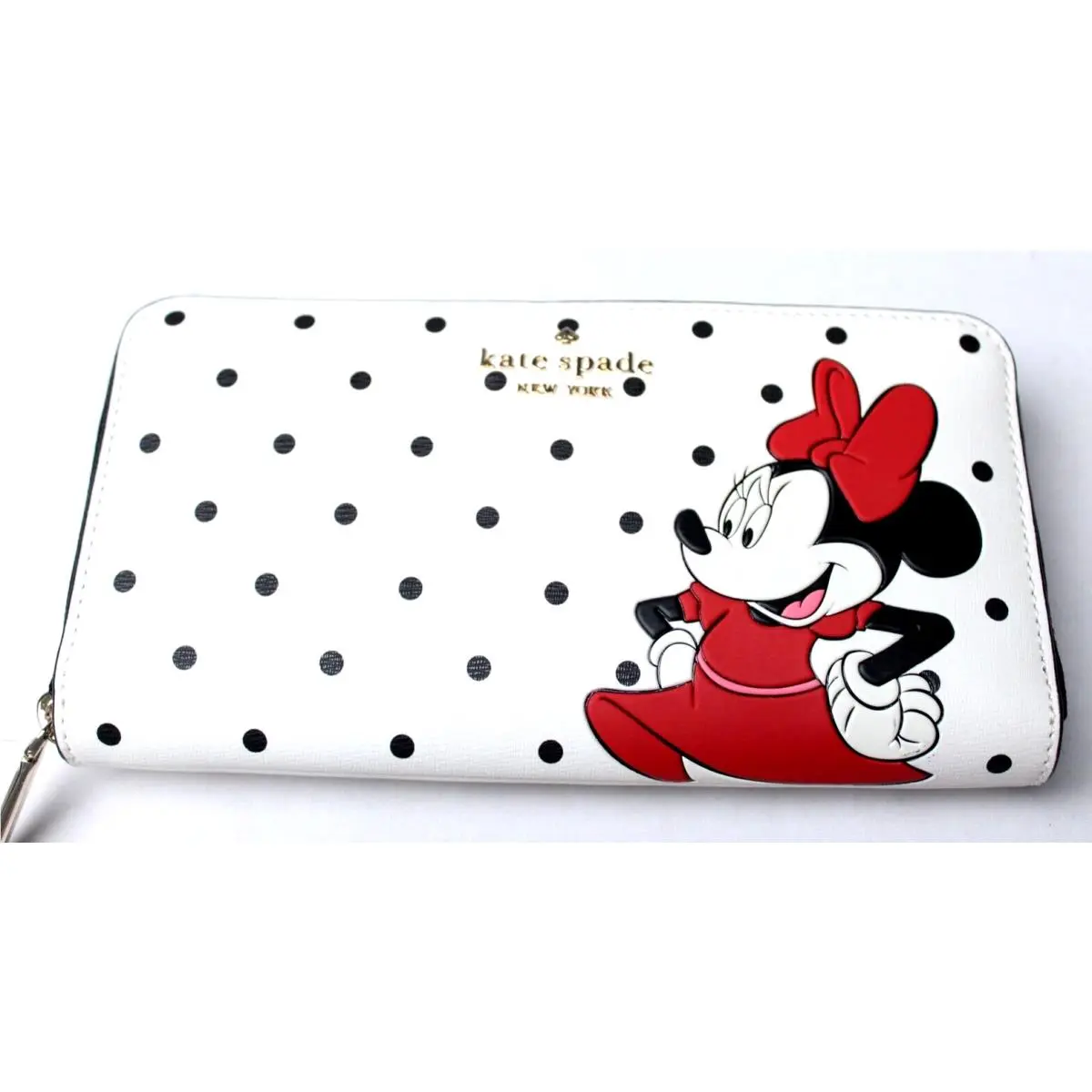Kate Spade Disney Minnie Large Continental Zip Around Wallet