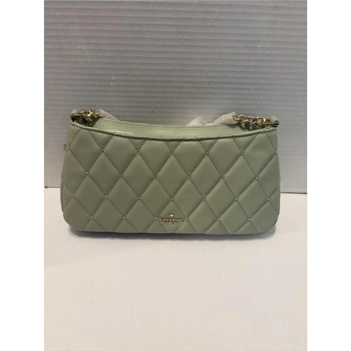Kate Spade Sage Small Crossbody Smooth Quilted Purse-nwt