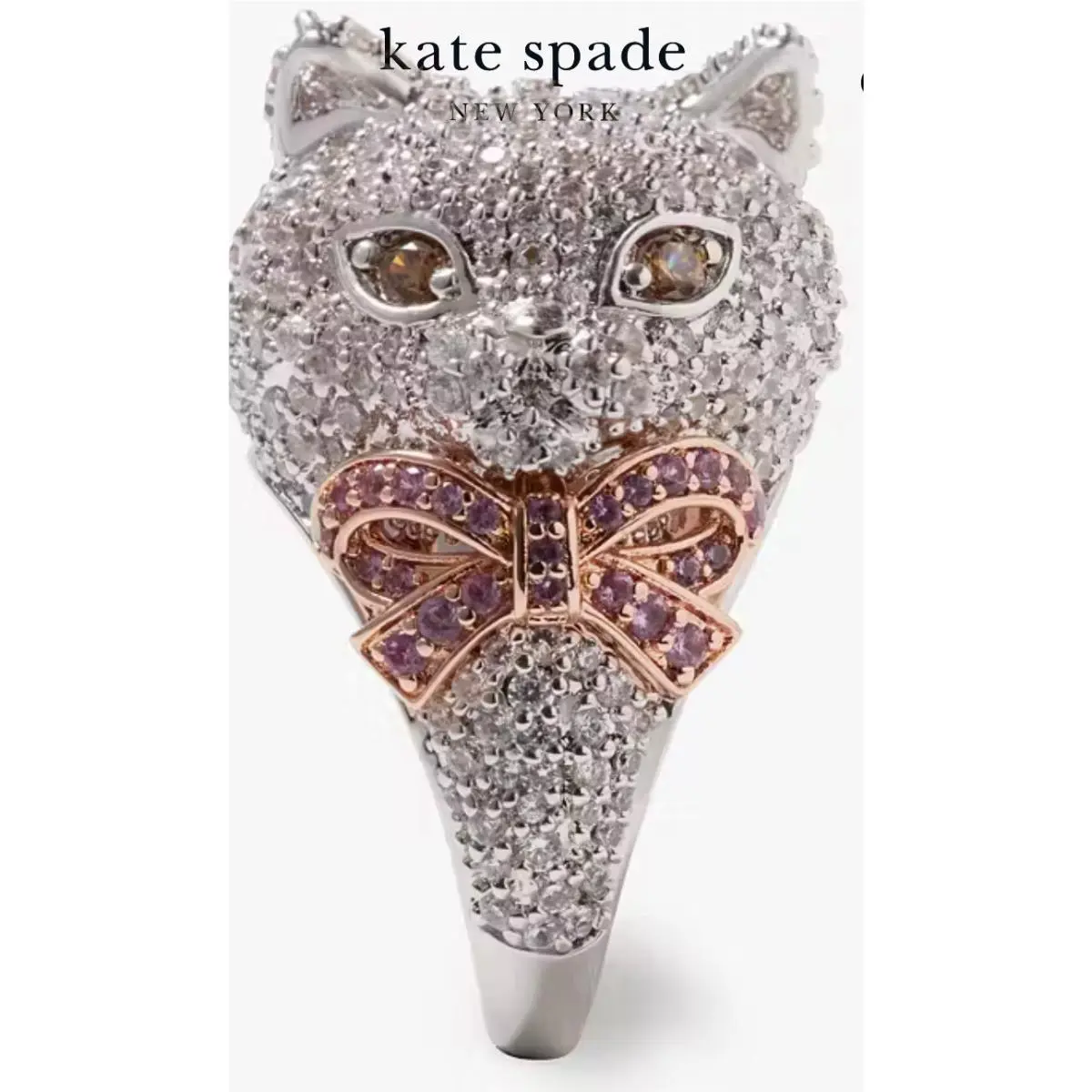 Kate Spade Pawlina Cocktail Ring Size 6