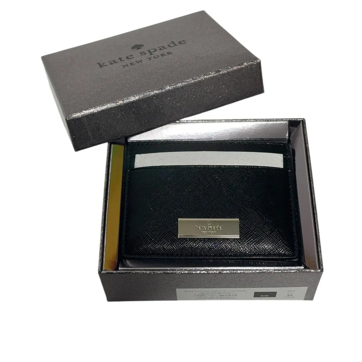 Kate Spade Kenzie Boxed Small Card Holder Black