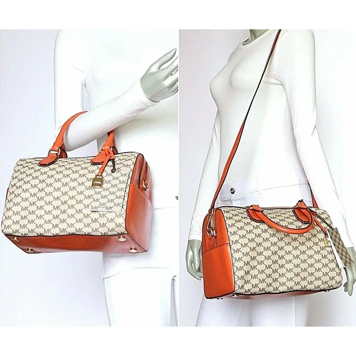Michael Kors  bag  - Michael Kors Studio Mercer - Studio Mercer - NAT/ Orange, Lining: Beige, Exterior: Natural Orange
