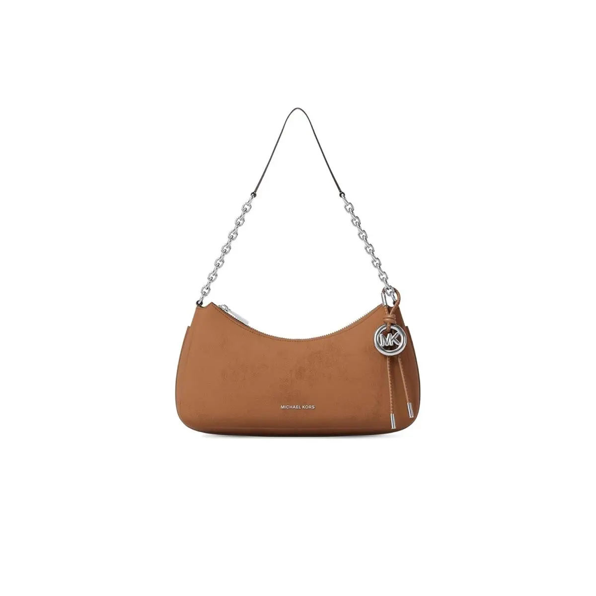 Woman`s Handbags Michael Michael Kors Nolita Medium Chain Pouchette - Luggage, Exterior: Multicolor