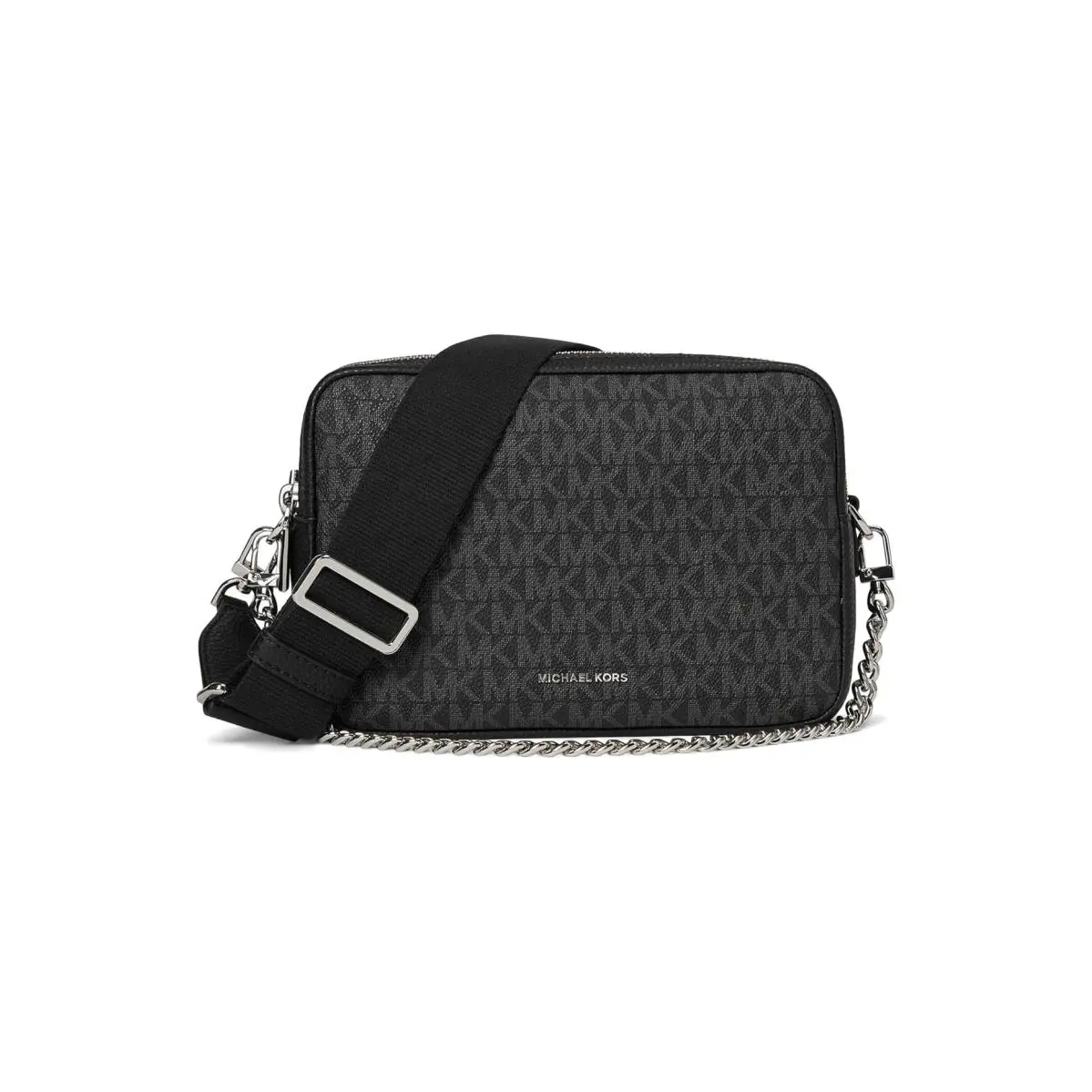 Woman`s Michael  Bryant Medium Double Zip Chain Camera Crossbody by Michael Kors