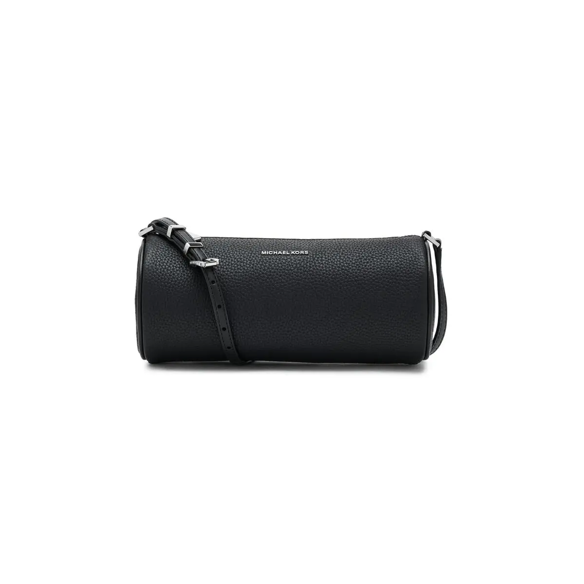 Woman`s Handbags Michael Michael Kors Izzy Small Barrel Pouchette - Black, Exterior: Multicolor