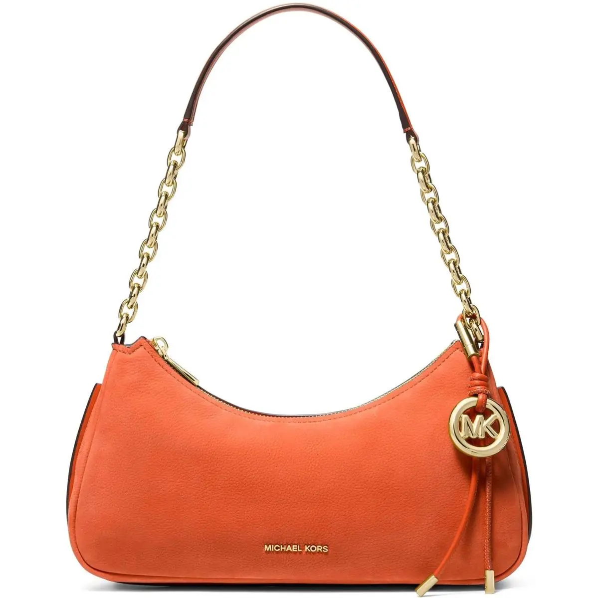 Woman`s Handbags Michael Michael Kors Nolita Medium Chain Pouchette - Mimosa, Exterior: Multicolor
