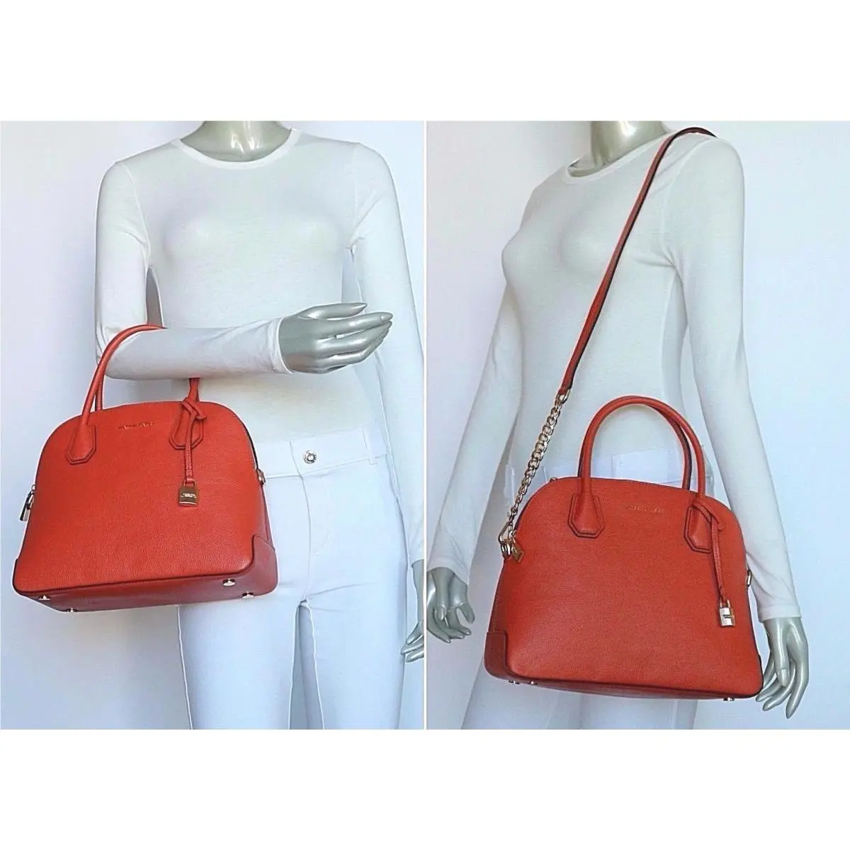 Michael Kors  bag  - Mercer - Mercer - Orange, Lining: Beige, Exterior: Orange