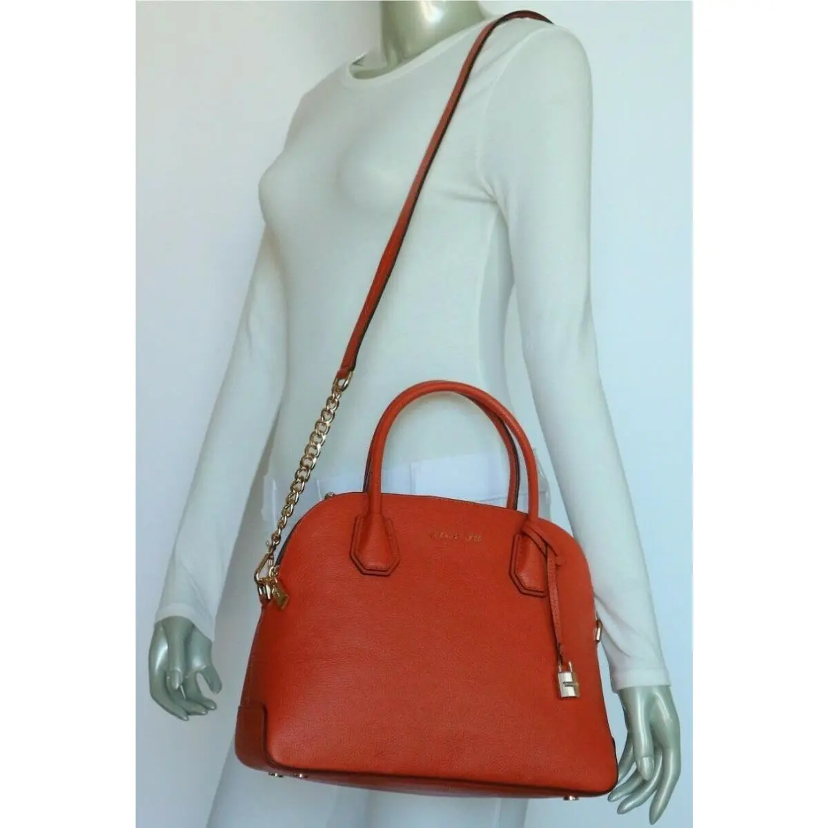 Michael Kors  bag  - Mercer - Mercer - Orange, Lining: Beige, Exterior: Orange