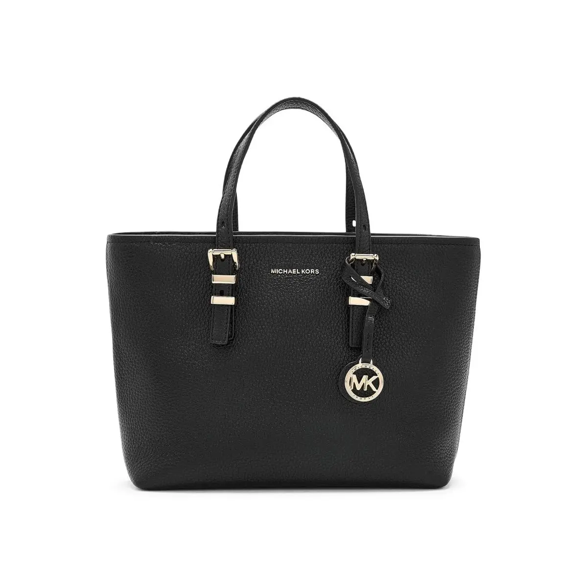 Woman`s Handbags Michael Michael Kors Quinn Small East West Tote Crossbody - Black, Exterior: Multicolor