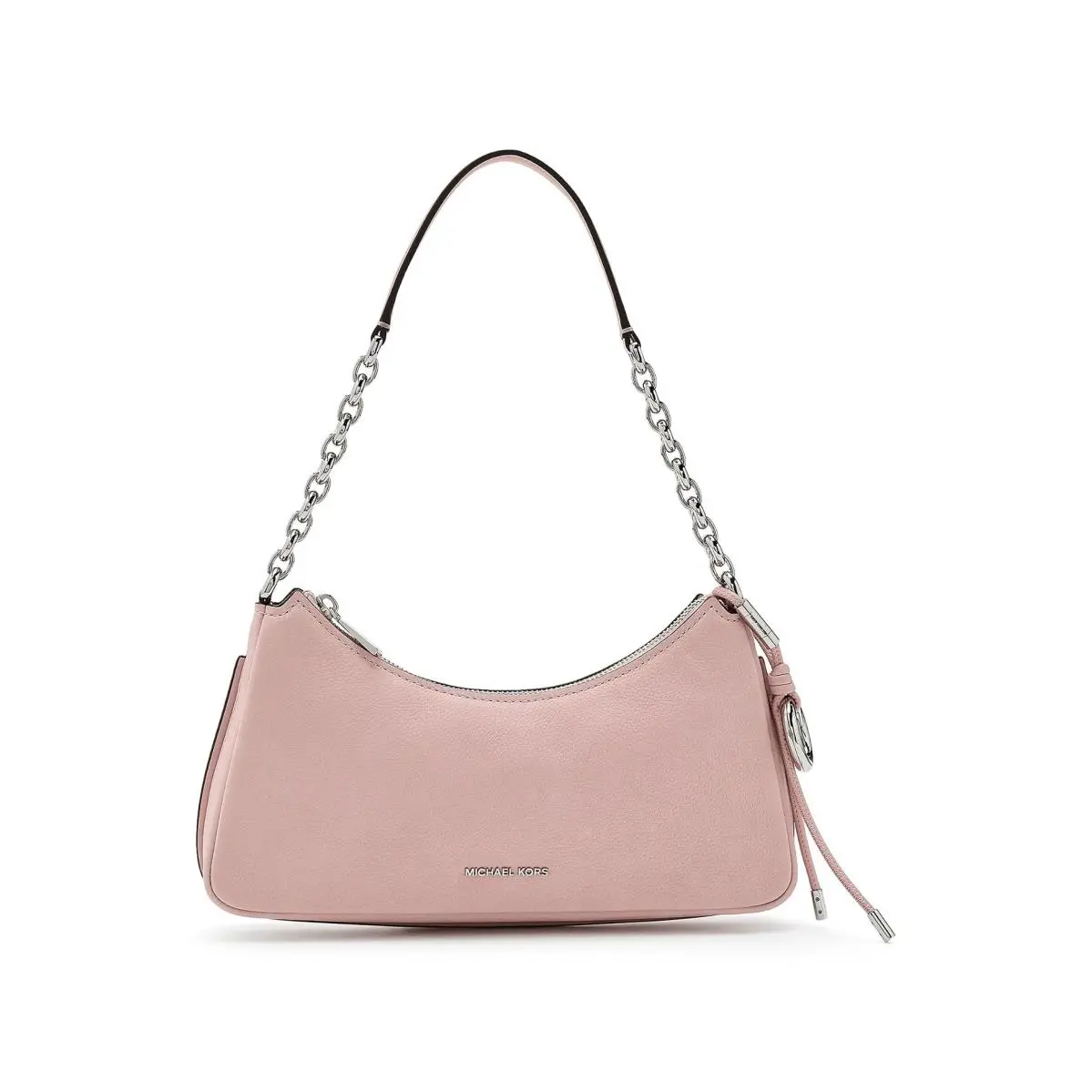 Woman`s Handbags Michael Michael Kors Nolita Medium Chain Pouchette - Smokey Rose, Exterior: Multicolor