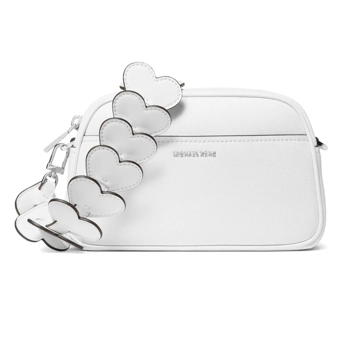 Woman`s Handbags Michael  Jet Set Small Camera Xbody Optic White by Michael Kors