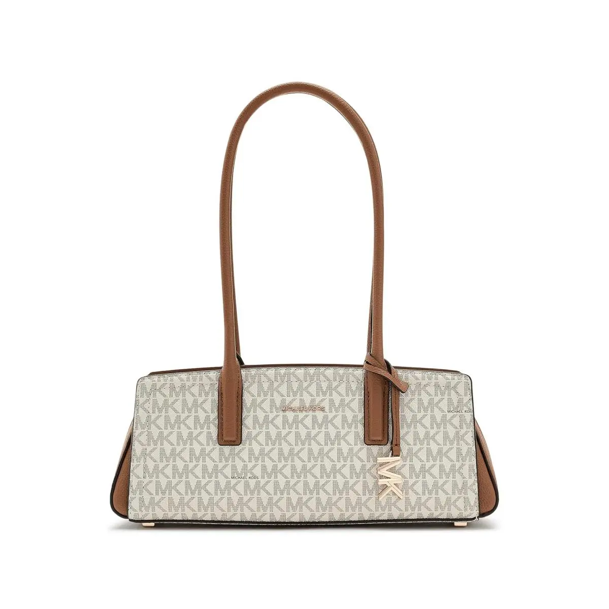 Woman`s Handbags Michael  Laila Small East West Shoulder Tote Vanilla/Acorn by Michael Kors