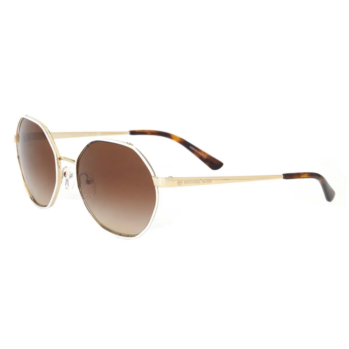 Women`s Gold Geometric Sunglasses MK1072-101413 by Michael Kors