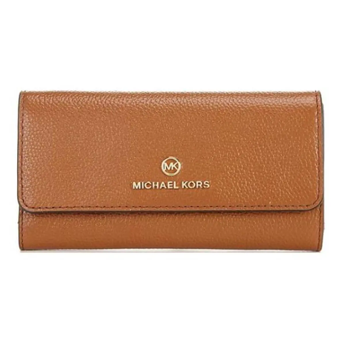 Michael Kors Jet Set Charm Large Trifold Wallet Luggage One Size 32F1GT9E3L-230 - Exterior: Luggage, Hardware: Gold