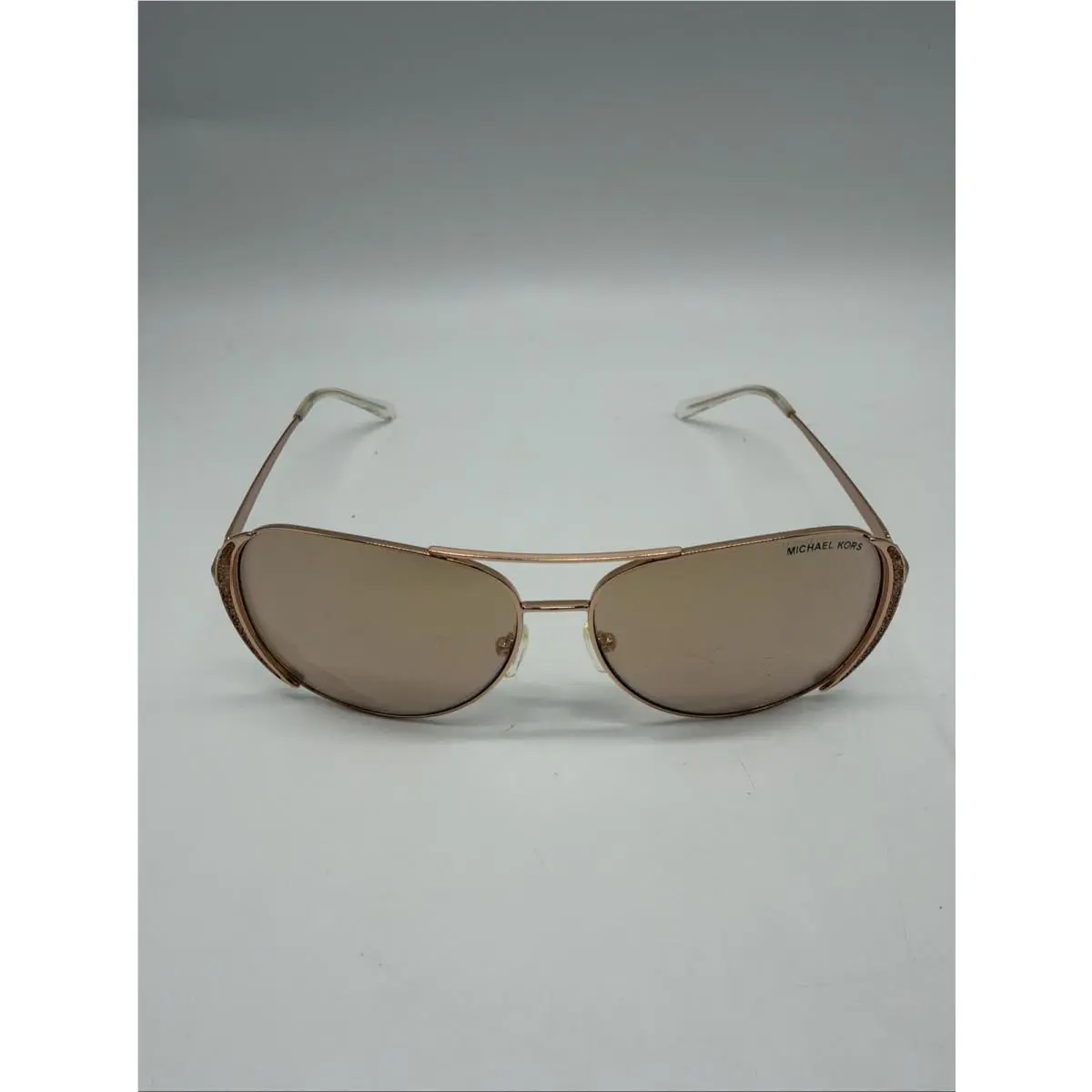 Michael Kors Sunglasses Aviator Rose Gold Mirror MK1082 1108R1 58 13 140
