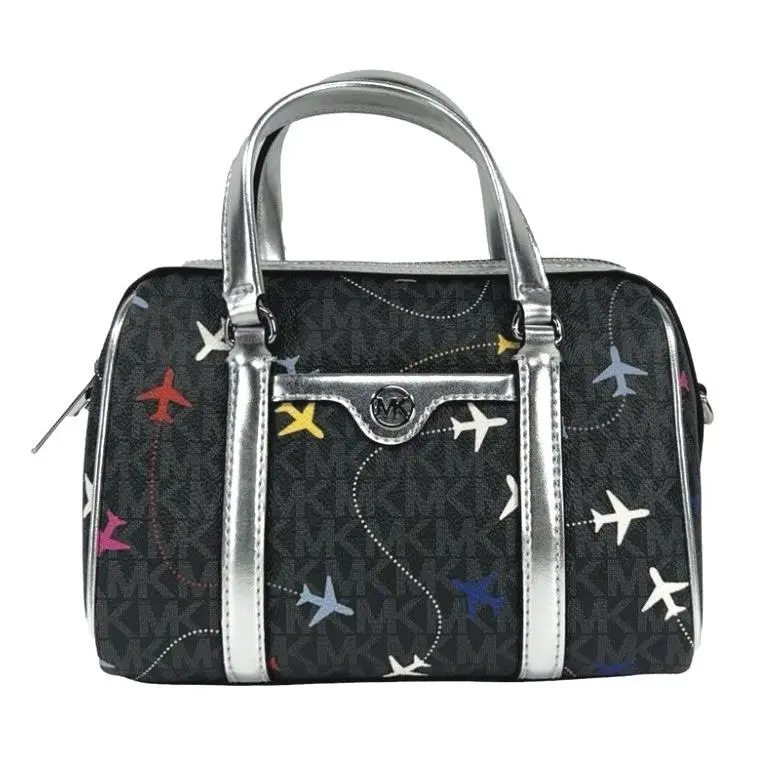 Travel Small Duffle Crossbody Black Multi by Michael Kors