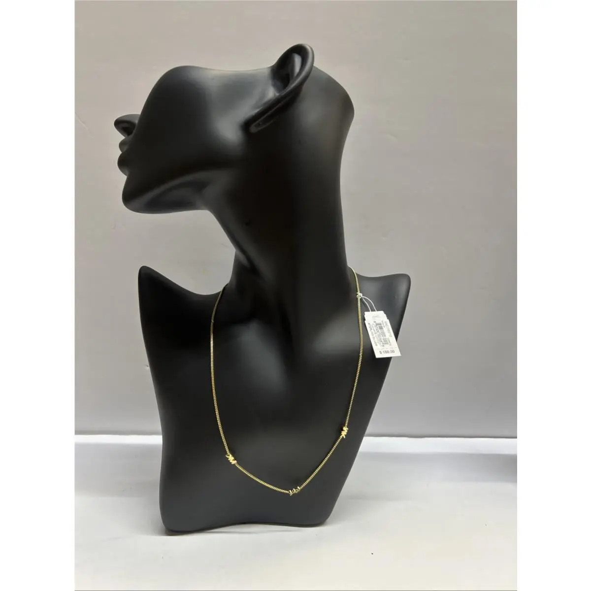Michael Kors MKC1780710 Gold Plated Sterling Silver Station Necklace