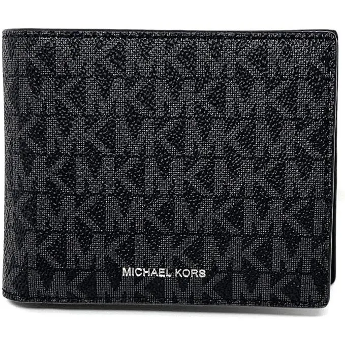 Michael Kors Billfold Wallet with Passcase Black
