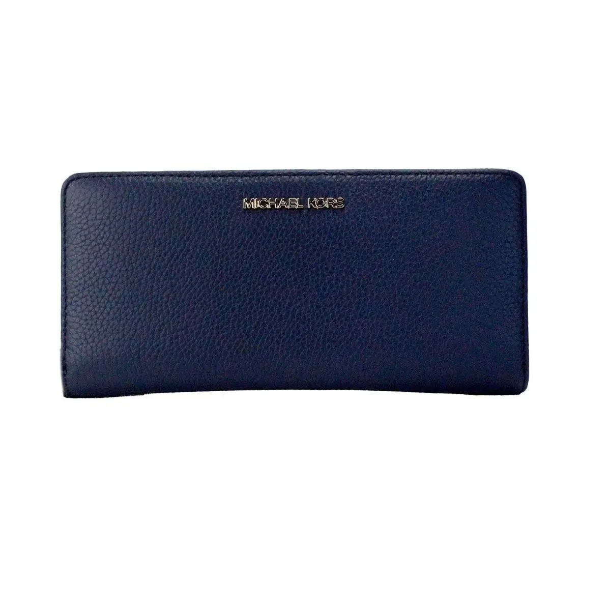 Contiental Wallet Navy Gold by Michael Kors