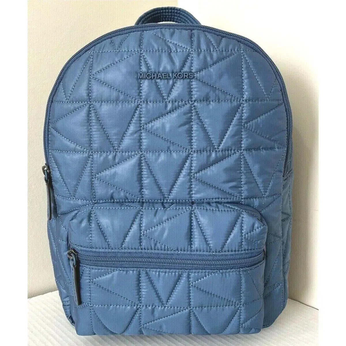 Michael Kors Winnie Medium Backpack Quilted Nylon Dark Chambray
