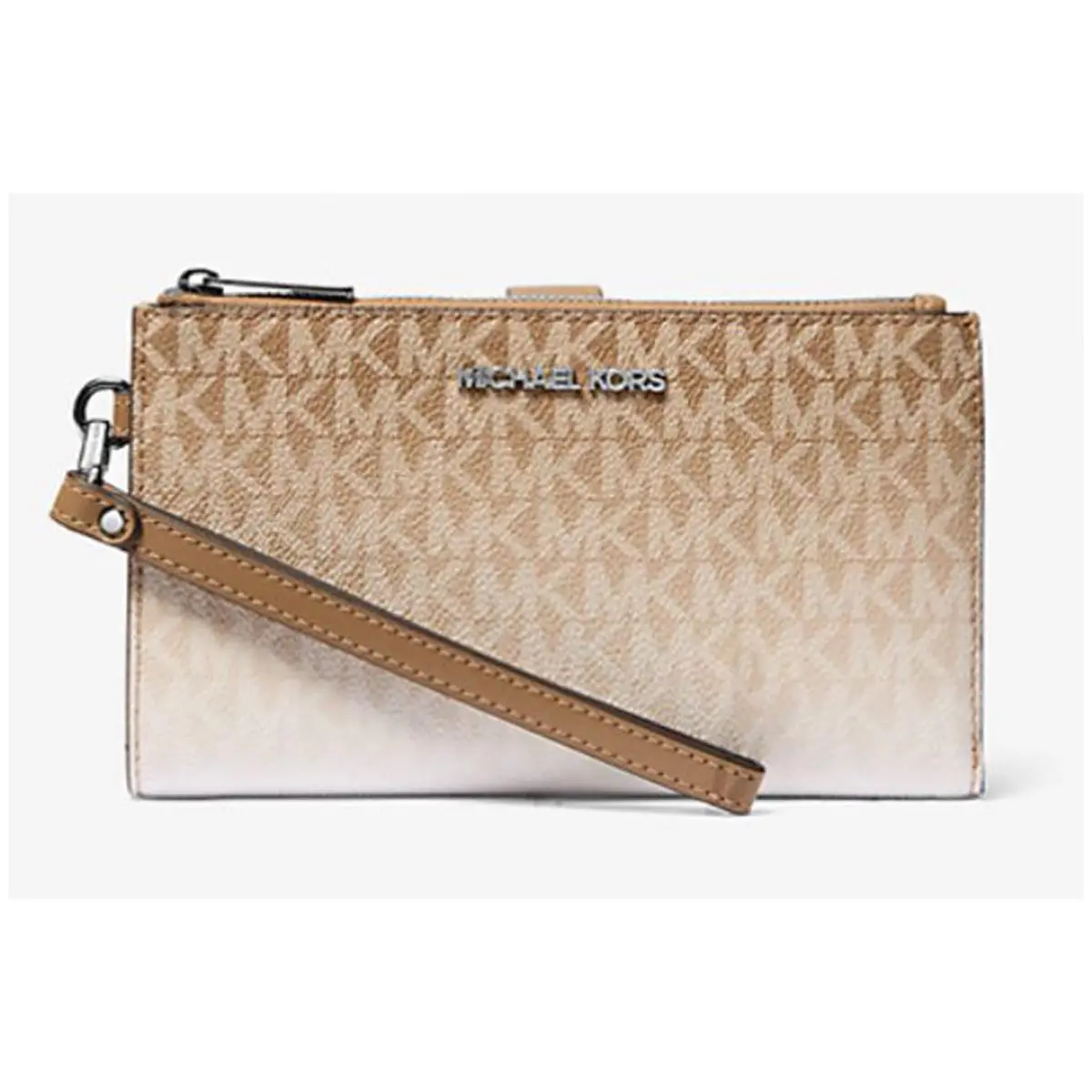 Jet Set Large Ombré Signature Logo Wristlet Husk 35R5STVW3V-Husk by Michael Kors